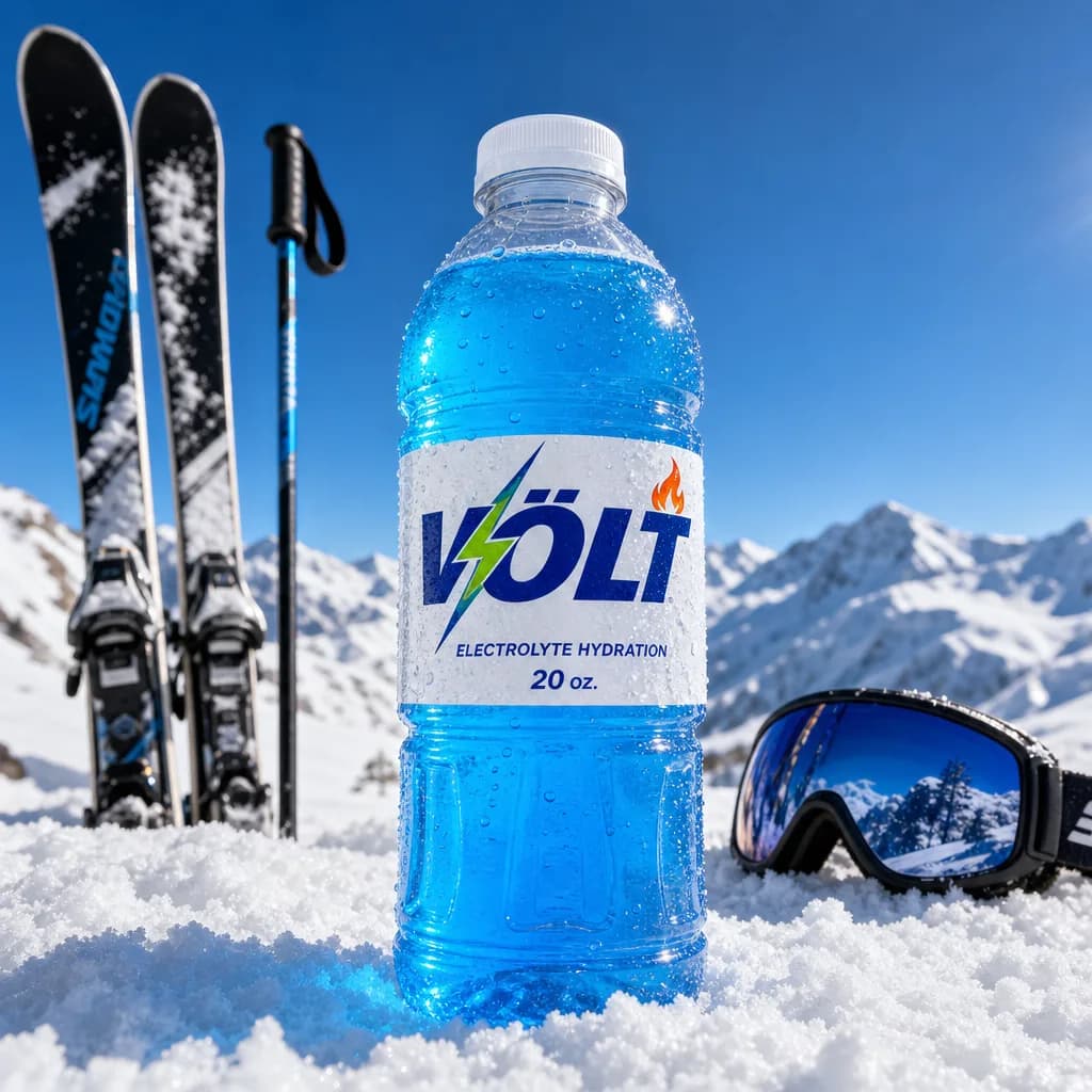 Generated photo built around the brand's own imagery