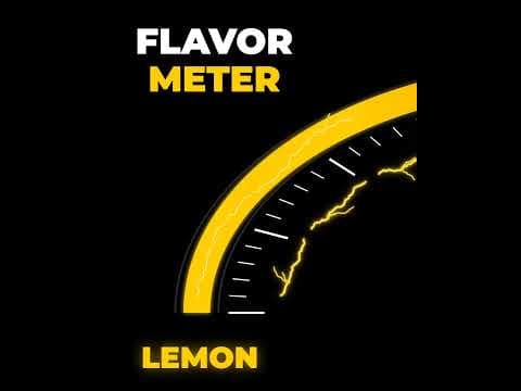 Flavor Meter, card 1 · Lemon poster frame